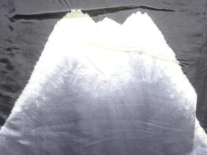 アンティーク　絞り富士模様男物長襦袢